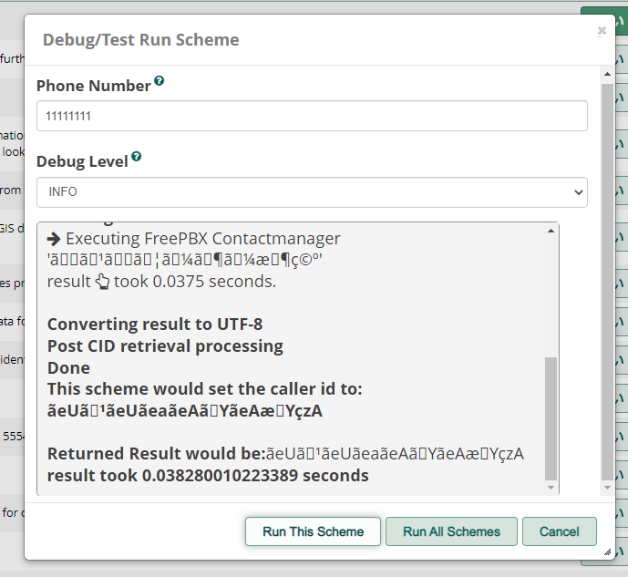 CID Superfecta is garbled - Applications / Modules - FreePBX