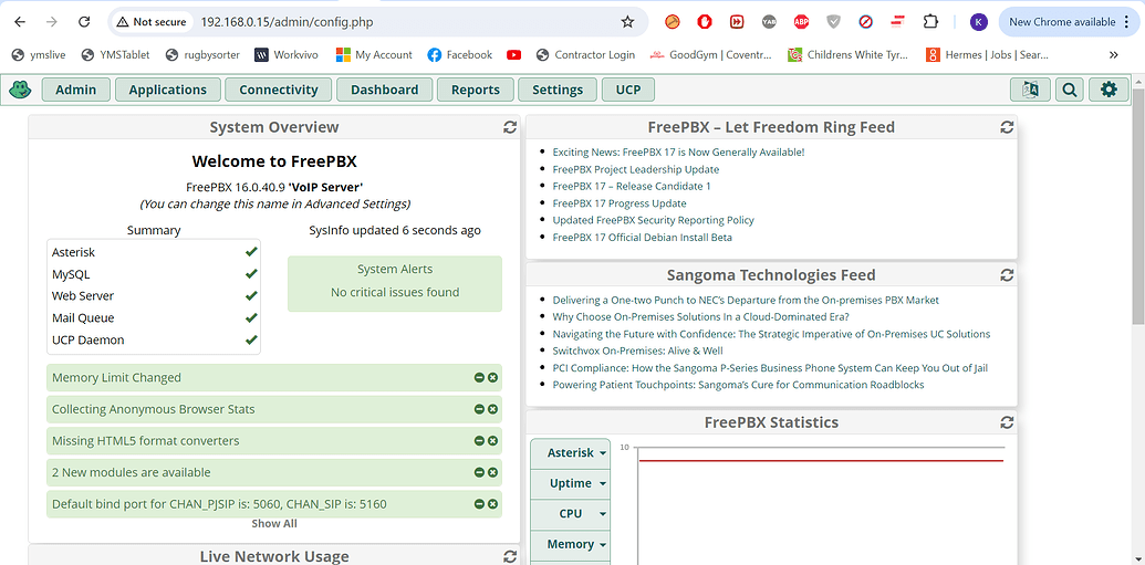 FreePBX 15(16-17) on Raspberry Pi 4 4GB - Installation / Upgrade ...