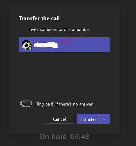 Teams Transfer User