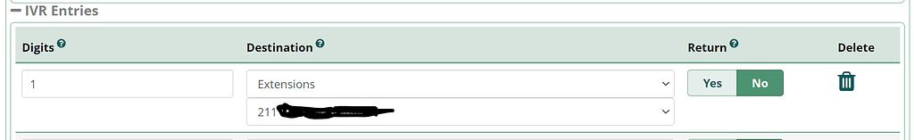 Unconditional Call Forwarding and Voicemail from "Breakout IVR ...