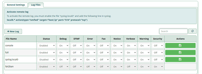 logfilesettings