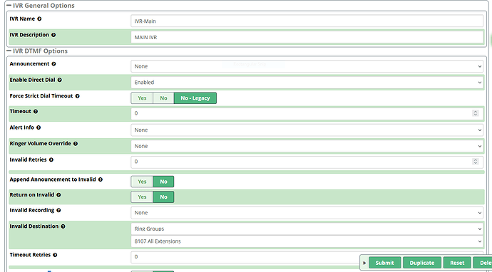 IVR Set Up