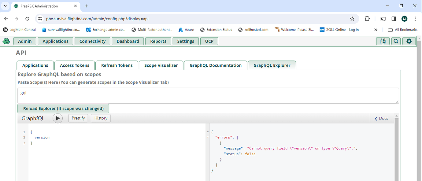 Getting Started for FreePBX API (PBX API Module) - Development ...