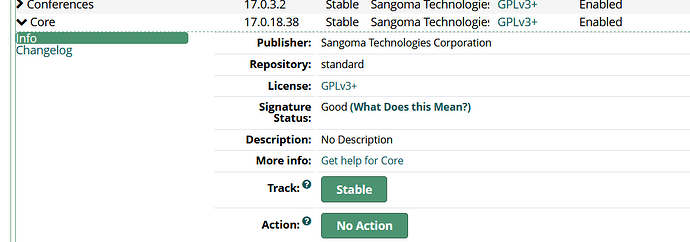 FreePBX-core-version