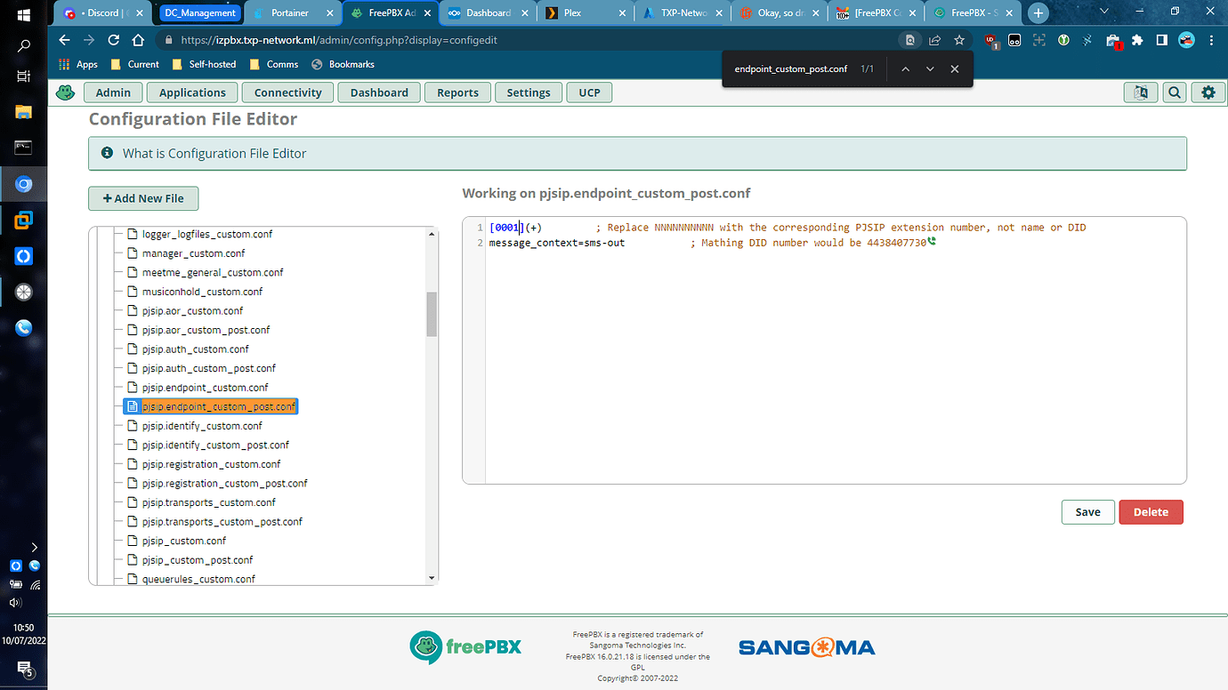 Freepbx sms через gsm шлюз