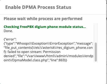 EPM enable DPMA